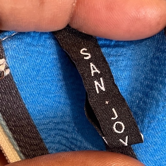 San Joy Women's Sexy Off Shoulder Rainbow Jumpsuit, Size Medium - Picture 9 of 13